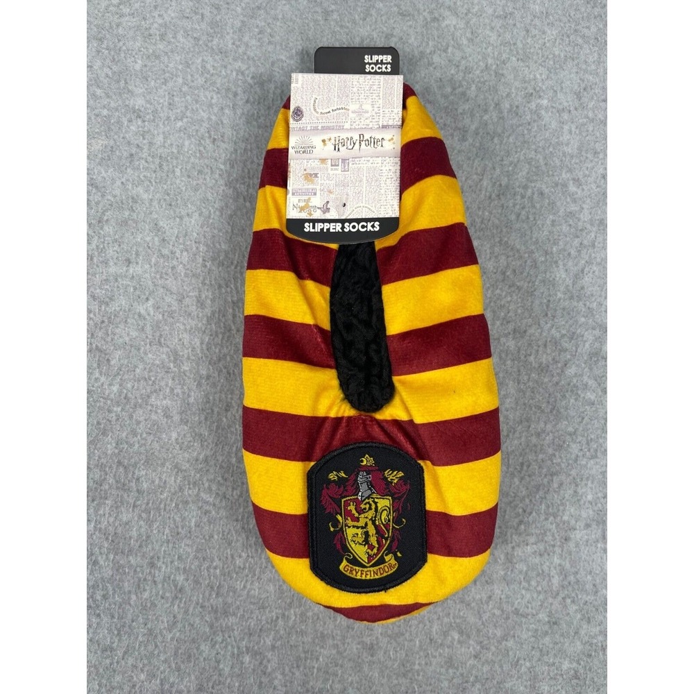 Harry Potter Slippers Gryffindor House Crest Slipper Socks‎ No-Slip Sole Small
